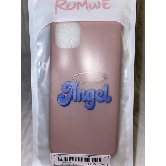 Pink Angel Graphic iPhone 11 Pro Max Case 💜 - Picture 5 of 17